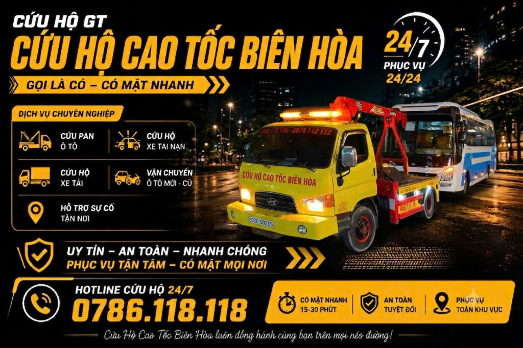 Cứu Hộ Cao Tốc Biên Hòa - Cứu Hộ Cao Tốc Vũng Tàu