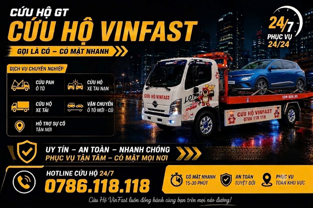 Cứu Hộ Xe Điện VinFast